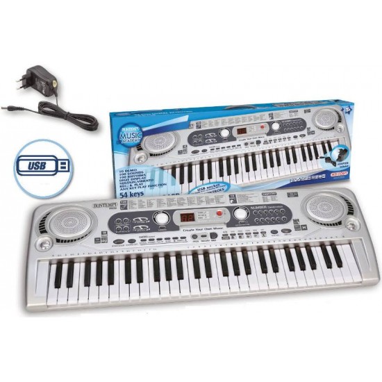 165415 tastiera digitale 54 tasti mp 3