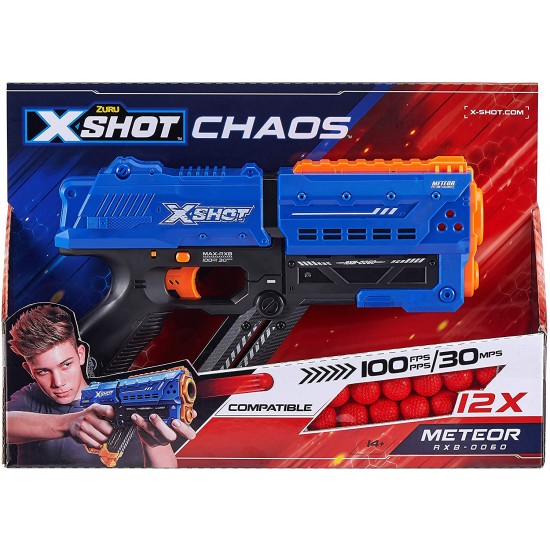 Pos210090 xshot chaos pistola meteor 12 sfere