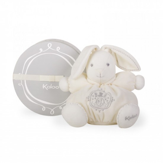 K962147 perle - peluche coniglietto crema 25 cm