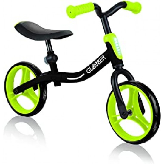 Idd610-136 bicicletta senza pedali nera/verde lime