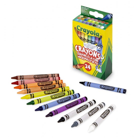 Crayola 0024 24 pastelli a cera assortiti
