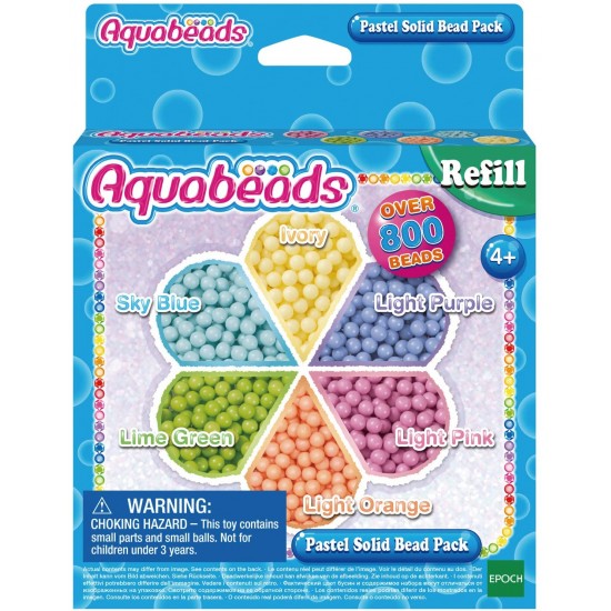 31360 aquabeads scatola perle solide pastello