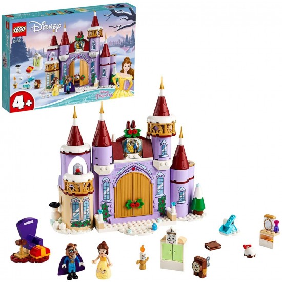 Lego 43180 la festa d'inverno al castello di belle