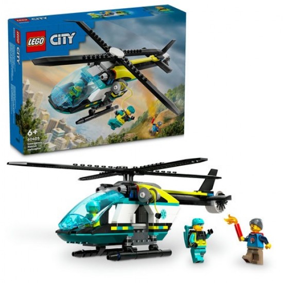 60405 lego city great vehicles elicottero di soccorso