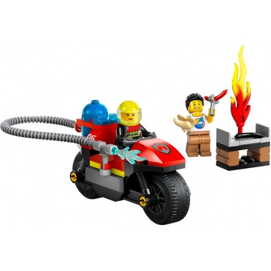 60410 lego city fire motocicletta dei pompieri