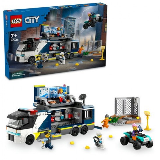 60418 lego city police camion laboratorio mobile