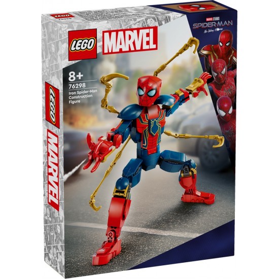 76298 lego super heroes personaggio costruibile di iron spider-man