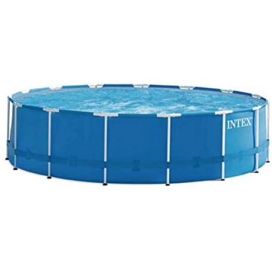 28242 piscina frame 457x122 cm con pompa filtro, scaletta, telo base e copertura i.1