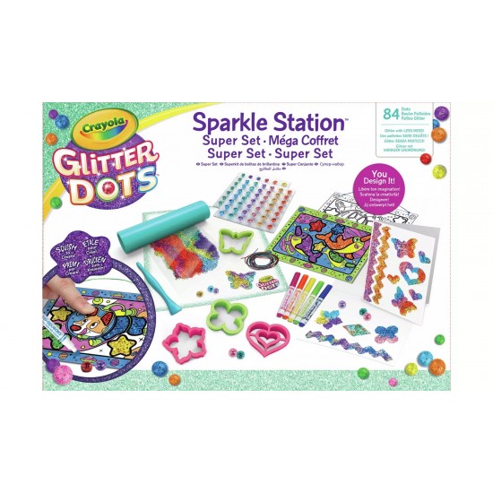Crayola 04-1085 glitter dots- sparkle station deluxe