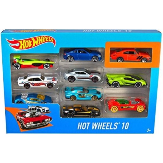 54886 hot wheels confezione 10 veicoli