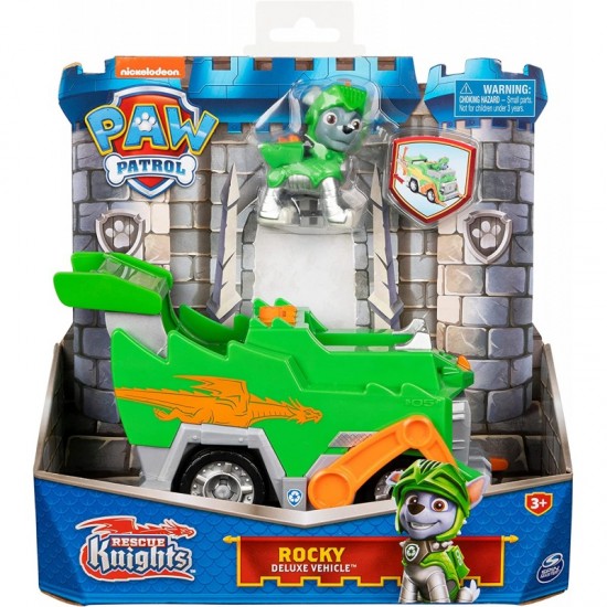 6063588 paw patrol rescue knight rocky deluxe