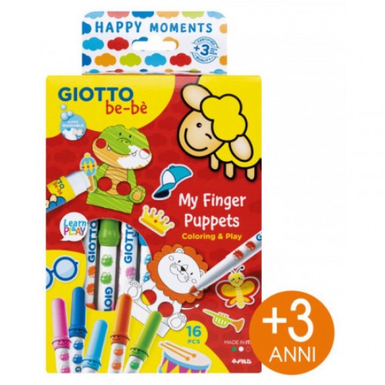 F478500 my finger puppets giotto be-be' happy moments