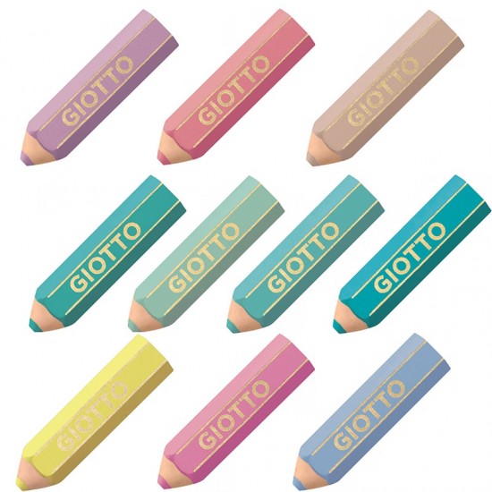 F234000 giotto happy gomma pastel a forma di matita