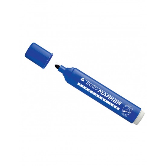 F840001 tratto marker blu punta tonda