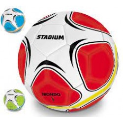 Pallone da Calcio cucito STADIUM 13901 Mondo Toys size 5-300 g colore blu/rosso/verde 