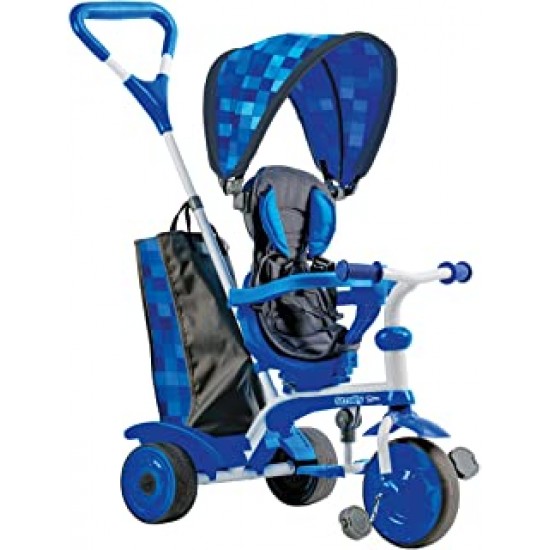 25234 strolly spin blu triciclo/passeggino per bambini