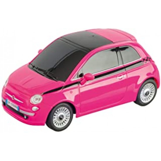 63554 auto fiat 500 pink edition r/c in scala 1:24
