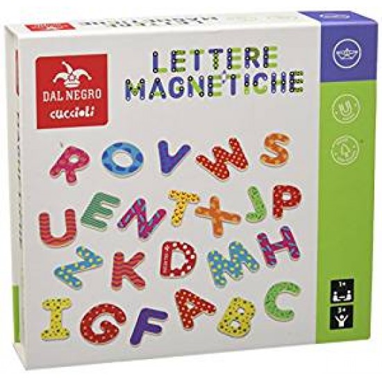 53827 lettere magnetiche in legno