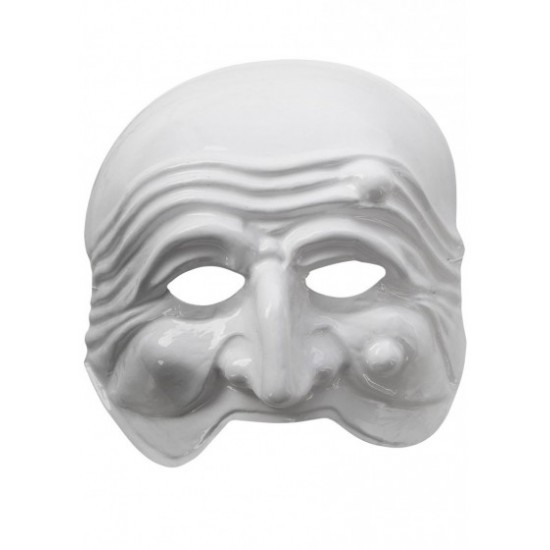 00151 maschera brighella classico bianco