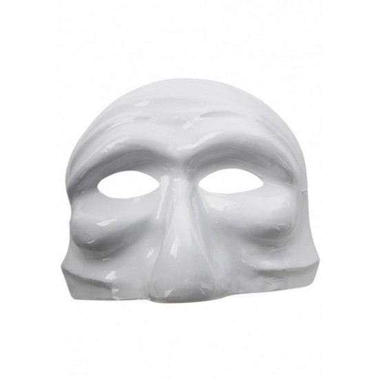 00152 maschera pulcinella classico bianco