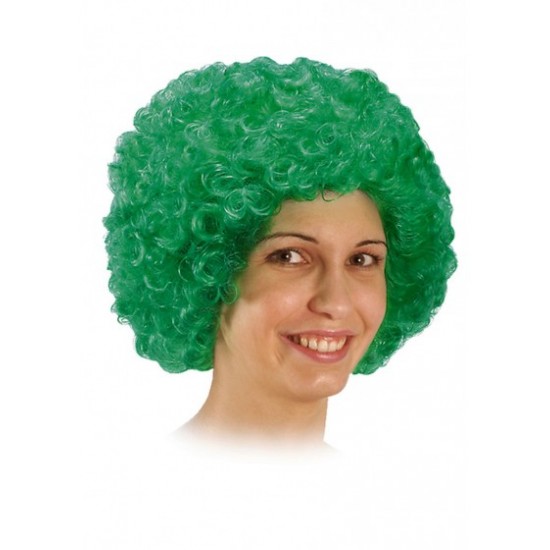 02123 parrucca ricciolina verde