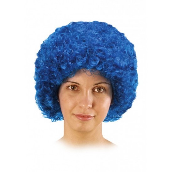 02124 parrucca ricciolina blu