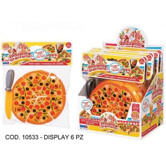 10533 gioco pizza con velcro