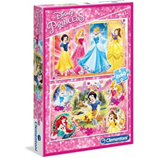 07133 puzzle 2x60 pz princess