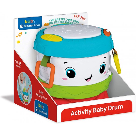 17409 baby clementoni activity baby drum
