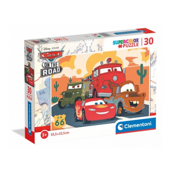 20274 puzzle 30 pz cars on the road