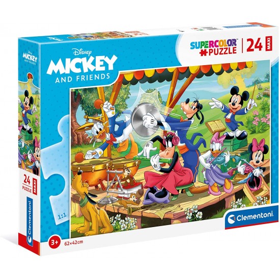 24218 puzzle 24 pz maxi mickey and friends