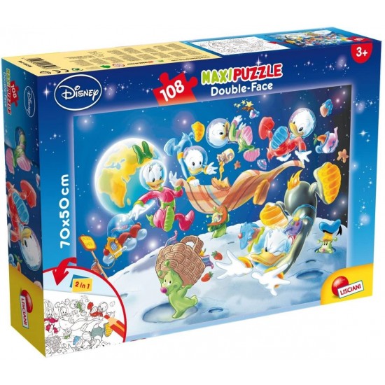 63963 puzzle 108 pz. maxi mickey mouse double face