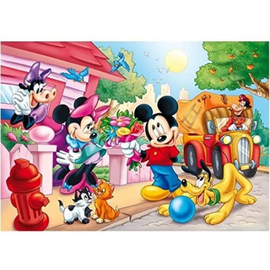 48328 puzzle 150 pz. maxi mickey mouse double face