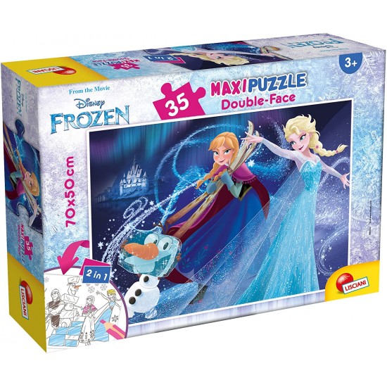 66711 puzzle 35 pz. maxi frozen double face