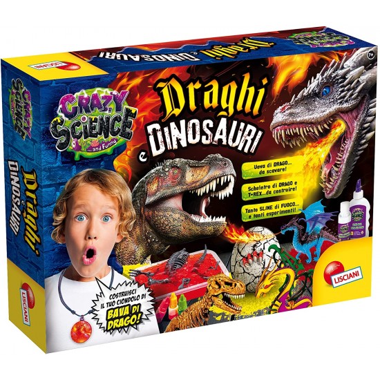 89390 crazy science draghi e dinosauri
