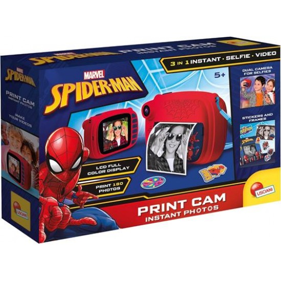104130 macchina fotografica spiderman con stampante