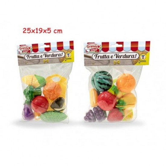 65530 frutta e verdura con velcro