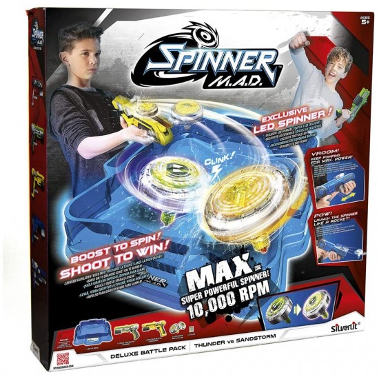Rocco giocattoli 86331 spinner mad deluxe battle battle pack