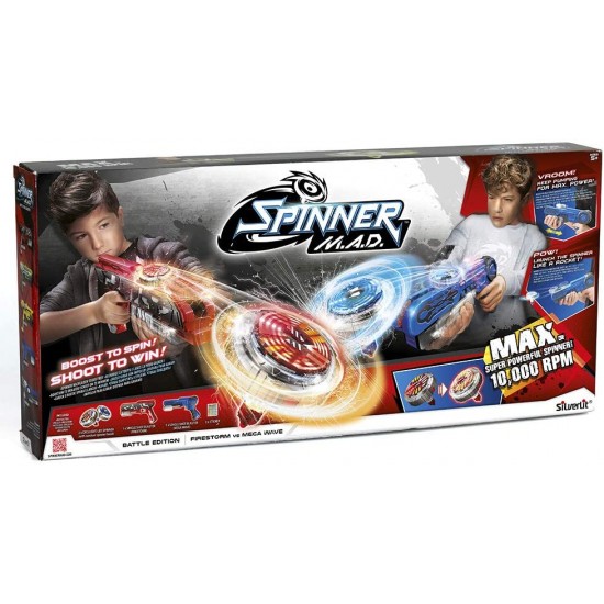 Rocco giocattoli 86321 spinner mad battle pack