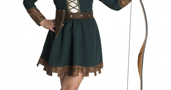 CARNAVAL QUEEN - Costume Lady di Sherwood 9-10 Anni - 62280