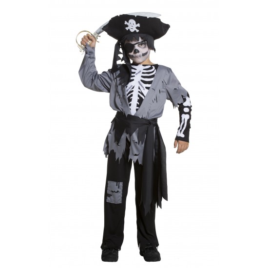 65070 costume zombie pirata 7/8 anni