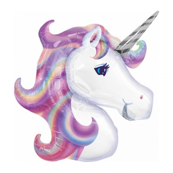 0990001 palloncino foil supershape unicorno