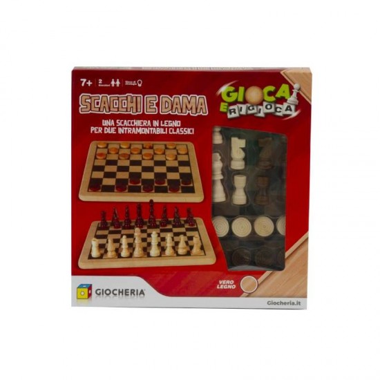 Ggi190035 dama e scacchi in legno