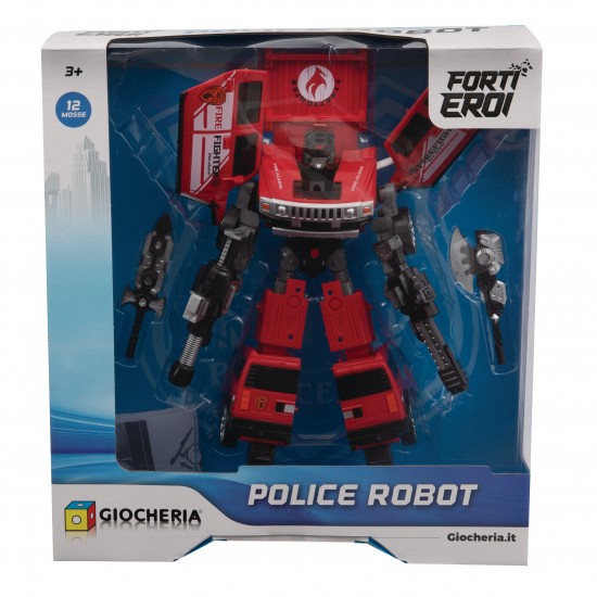 Ggi190110 forti eroi robot police transformer