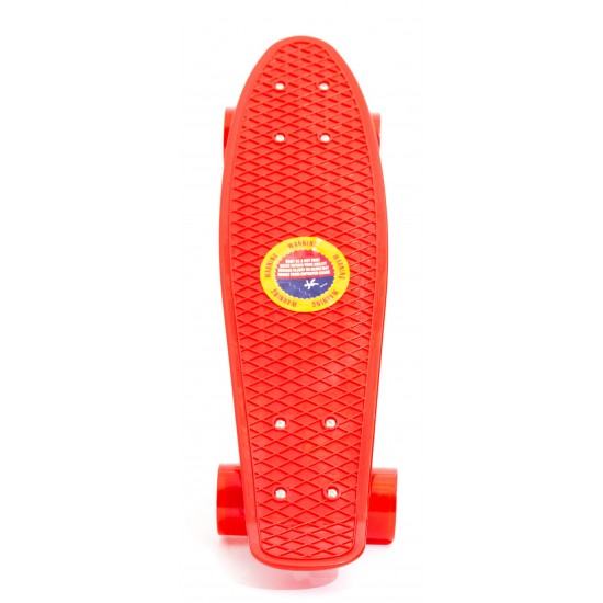 Ggi200096 play out skateboard rosso blu