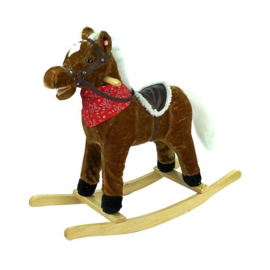 Ggi200174 gio plush cavallo a dondolo con suoni