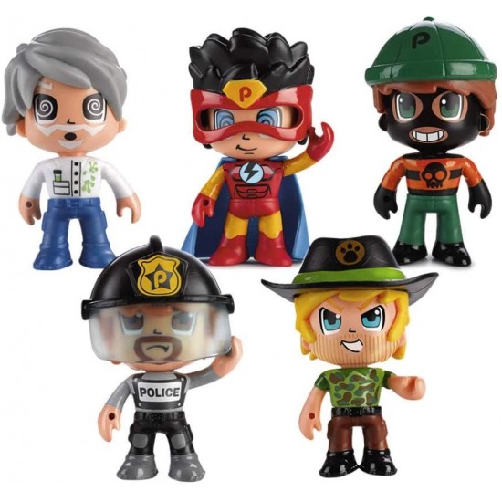 Pnc04000 pinypon action multipack con 5 personaggi