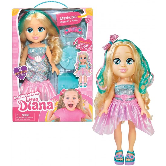 Lve08000 love diana doll 33 cm party mermaid