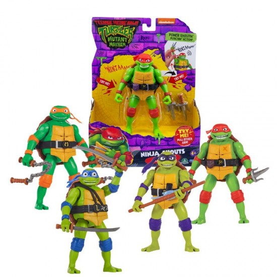 Tu800000 turtles movie personaggi tartarughe ninja personaggi deluxe assortiti