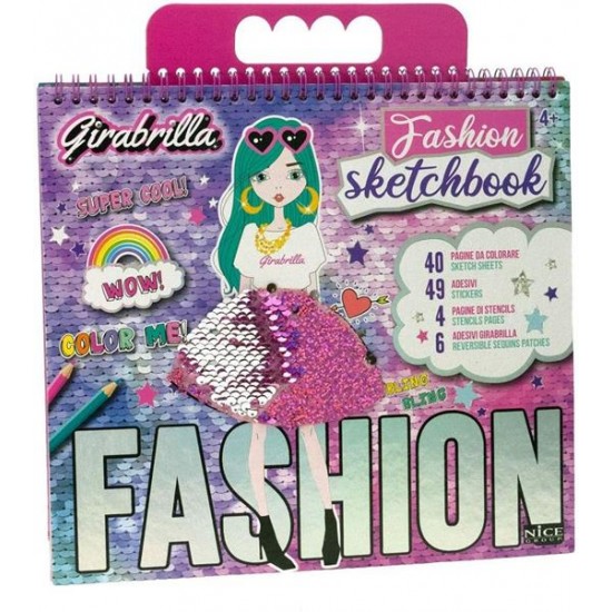 02589 girabrilla fashion sketch book